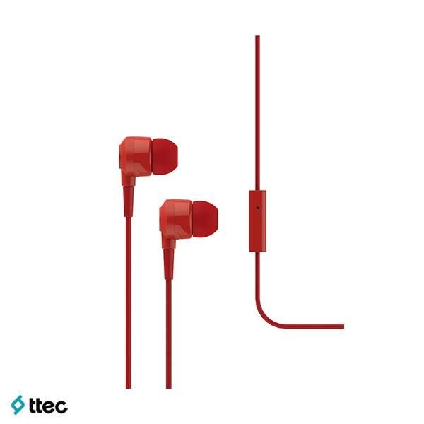 ttec Mikro Mikrofonlu Kulaklık Joy (MKRN) 3,5 mm Standart Jack(Kırmızı) - 2KMM1010
