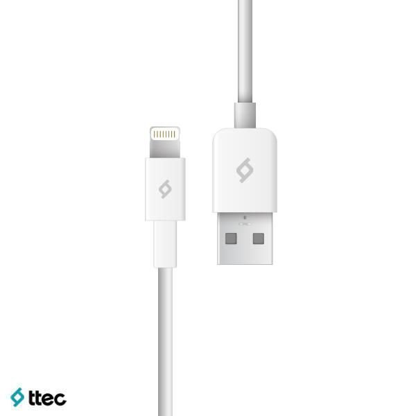 ttec MFi iPh. Şarj Kablosu Beyaz - 2DKM01B
