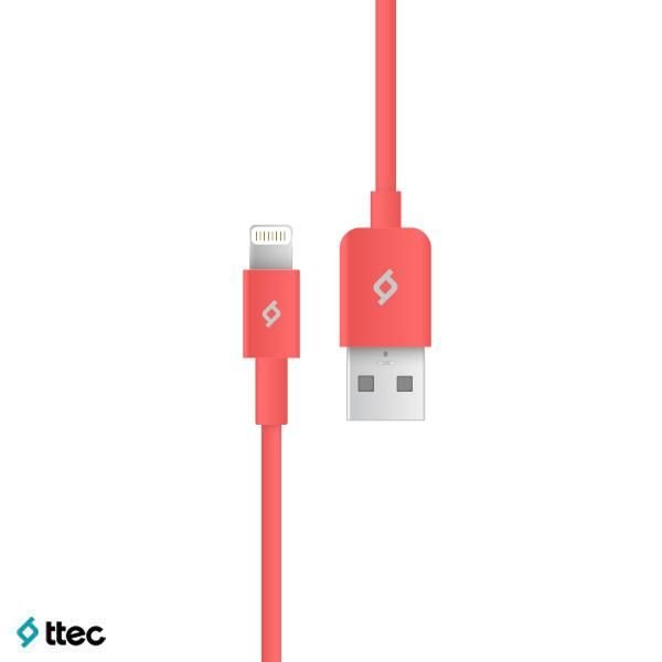 ttec MFi iPh. Şarj Kablosu Pembe - 2DKM01P