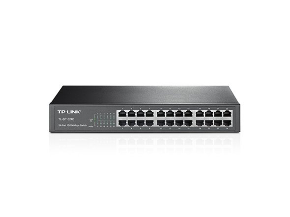24-Portlu 10/100Mbps Desktop/Rackmount Switch