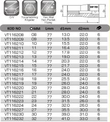 1/2'' 6 KÖŞE DERİN LOKMA ANAHTAR VT116208