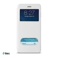 ttec Flipcase Smart Koruma Kılıfı iPh. 6s Plus/6 Plus Beyaz - ATL2KLYK19B