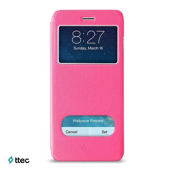 ttec Flipcase Smart Koruma Kılıfı iPh. 6s Plus/6 Plus Pembe - ATL2KLYK19P