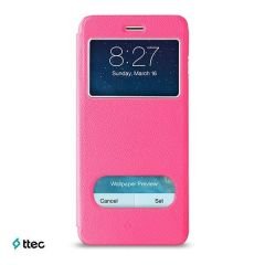 ttec Flipcase Smart Koruma Kılıfı iPh. 6s Plus/6 Plus Pembe - ATL2KLYK19P