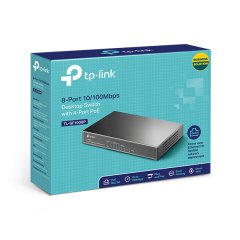 4-Port PoE’li 8-Portlu 10/100Mbps Masaüstü Switch