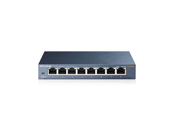 8-Port 10/100/1000Mbps Masaüstü Switch