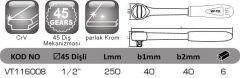 1/2'' PROFESYONEL CIRCIR KOLU VT116008