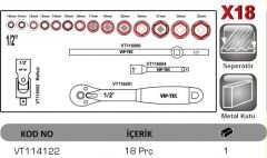 1/2'' LOKMA ANAHTAR TAKIMI VT114122