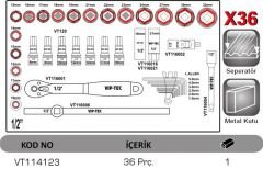 1/2'' LOKMA ANAHTAR TAKIMI VT114124