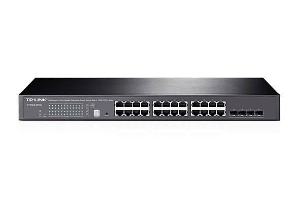 JetStream 24-Port Gigabit Stackable Smart Switch (4 10GE SFP+ Slotlu)