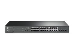 JetStream 24-Port Gigabit Smart PoE+ Switch (4 SFP Slotlu)