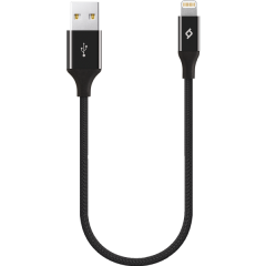 ttec AlumiCable Mini 30cm iPh. Şarj Kablosu Siyah - 2DK28S