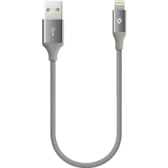 ttec AlumiCable Mini 30cm iPh. Şarj Kablosu Uzay Grisi - 2DK28UG