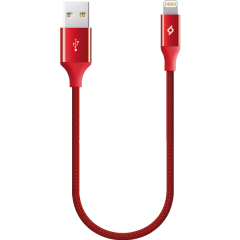 ttec AlumiCable Mini 30cm iPh. Şarj Kablosu Kırmızı - 2DK28K
