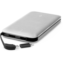 ttec AlumiSlim+ 10.000 mAh Dahili Kablolu Taşınabilir Şarj Aleti / Powerbank Uzay Grisi - 2BB154UG