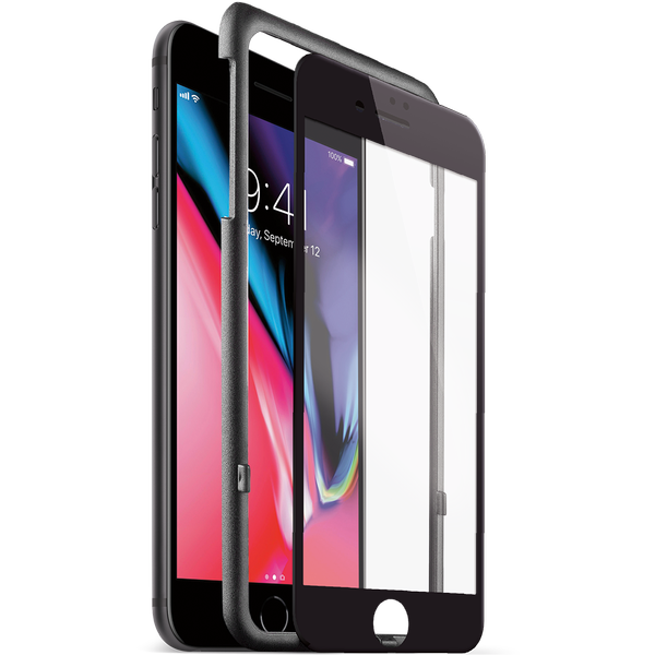 ttec AirGlass EdgeColor Kit iPh.7/8 Cam Ekran Koruyucu ve Kolay Uygulama Kiti Siyah - 2ECRU01S