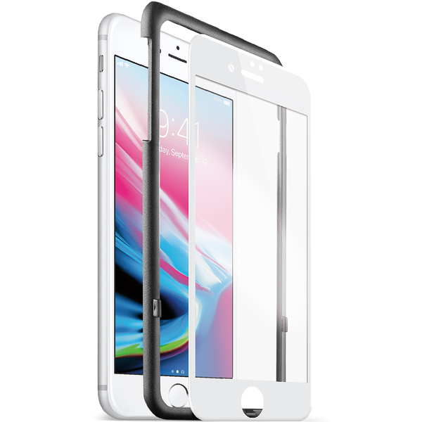 ttec AirGlass EdgeColor Kit iPh.7/8 Cam Ekran Koruyucu ve Kolay Uygulama Kiti Beyaz - 2ECRU01B