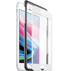 ttec AirGlass EdgeColor Kit iPh.7/8 Cam Ekran Koruyucu ve Kolay Uygulama Kiti Beyaz - 2ECRU01B