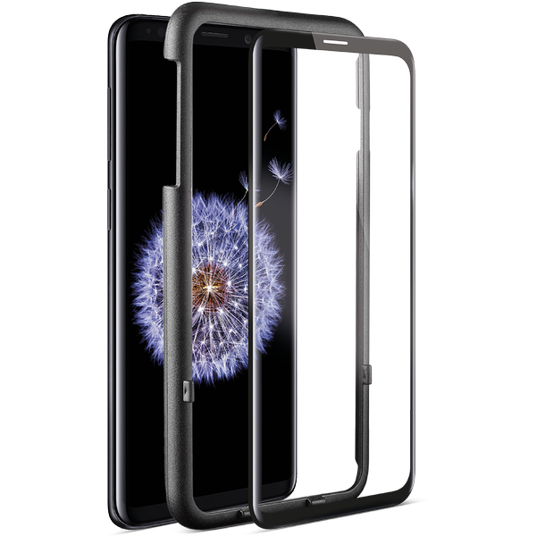 ttec AirGlass EdgeColor Kit Sam.S9 Plus Cam Ekran Koruyucu ve Kolay Uygulama Kiti Siyah  - 2ECRU05S