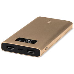 ttec AlumiSlim LCD 10.000mAh Taşınabilir Şarj Aleti / Powerbank Altın - 2BB130A