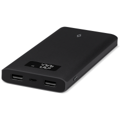 ttec AlumiSlim LCD 10.000mAh Taşınabilir Şarj Aleti / Powerbank Siyah - 2BB130S
