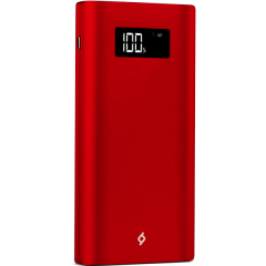 ttec AlumiSlim LCD 10.000mAh Taşınabilir Şarj Aleti / Powerbank Kırmızı - 2BB130K