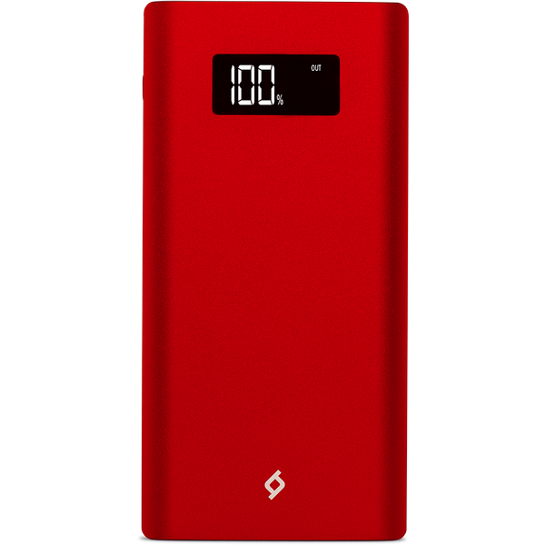 ttec AlumiSlim LCD 10.000mAh Taşınabilir Şarj Aleti / Powerbank Kırmızı - 2BB130K