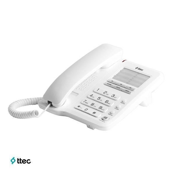 ttec Tk2900 Kablolu Masa Üstü Telefon Beyaz- Gümüş - (2257)