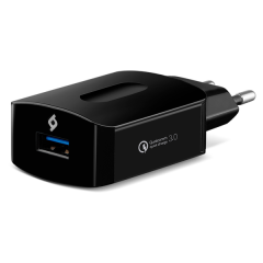 ttec SpeedCharger QC 3.0 Seyahat Şarj Aleti + Type-C Kablo Siyah - 2SCQC01CS