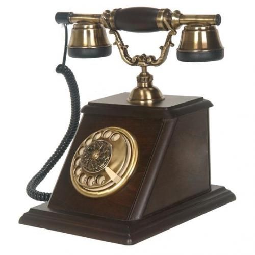 Kale Ceviz Ahşap Telefon