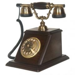Kale Ceviz Ahşap Telefon