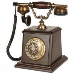 Büyük Kale Ceviz Ahşap Telefon