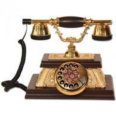 Yalı Ahşap Varaklı Telefon