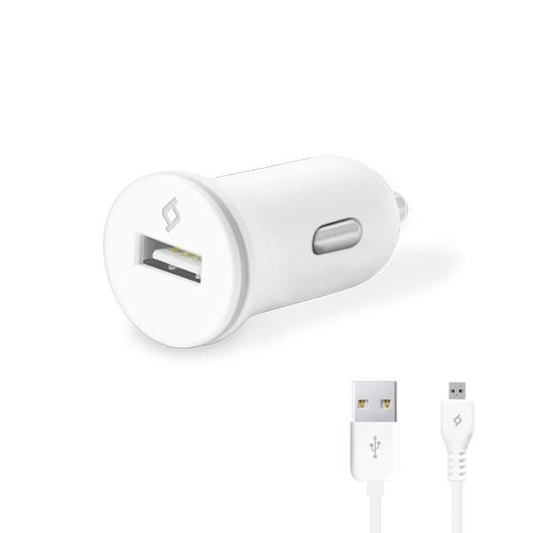 ttec Compact Araç Şarj Aleti Micro USB 1000 mA Beyaz - 2CKC01B