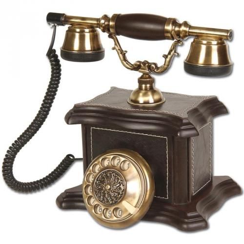 Derili Konak Ahşap Telefon