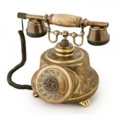 Tombul Ferforje Porselen Telefon