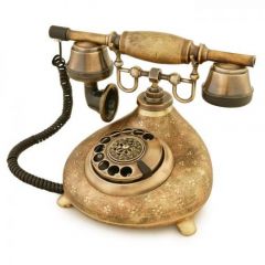 Damla Ferforje Porselen Telefon