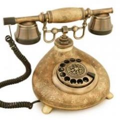 Damla Ferforje Porselen Telefon