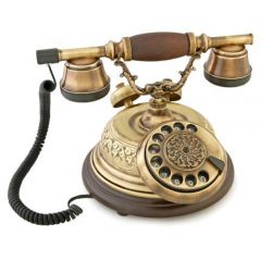 El Dekorlu Kubbeli Telefon
