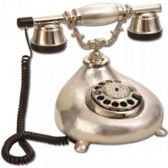 Damla Gümüş Varaklı Porselen Telefon