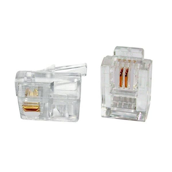 6p2c Plug (100 Lük Poşet Halinde)