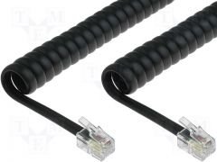 Jaklı Telefon Spiral Kordonu