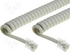 Jaklı Telefon Spiral Kordonu
