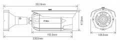 IPR-102V 1080P HD WDR IP Bullet Kamera