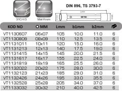 Kovan İki Ağız Anahtar VT1130607