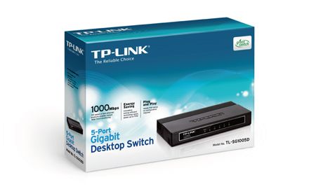 TP-LİNK TL-SG1005D 5 PORTLU MASA ÜSTÜ GİGABİT SWİTCH
