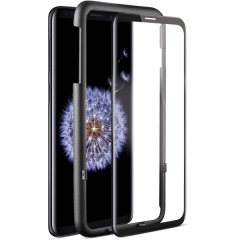 ttec AirGlass EdgeSense Kit Sam.S9 Plus Cam Ekran Koruyucu ve Kolay Uygulama Kiti Siyah - 2ESNU02S