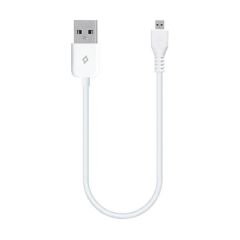 ttec MiniCable 30cm Micro USB Kablosu Beyaz - 2DK7513B