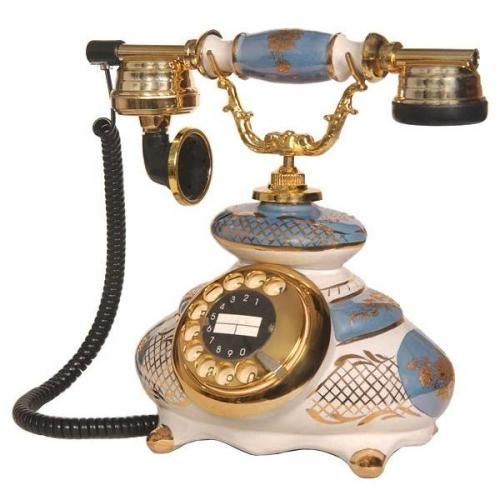 Porselen Gökmavisi Telefon