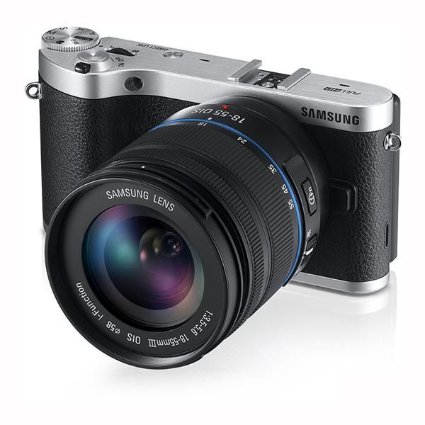 Samsung NX300+18-55mm Objektif Aynasız Profesyonel Dijital Fotoğraf Makinesi Beyaz